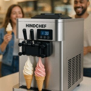 Hindchef 20-30 litres per hour Table Top Softy Ice Cream Machine