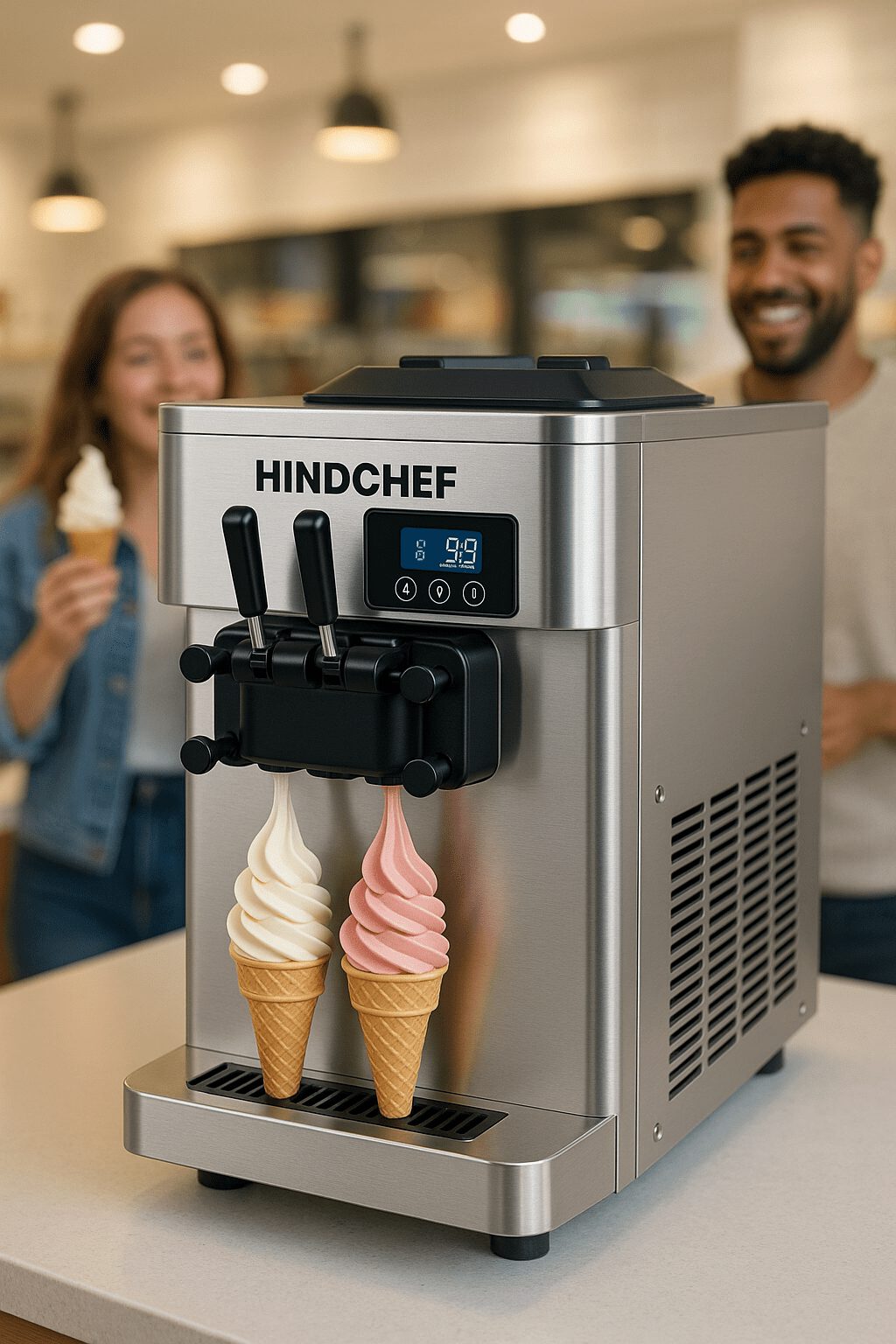 Hindchef 20-30 litres per hour Table Top Softy Ice Cream Machine
